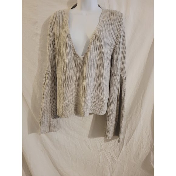 Free People Damsel Bell Sleeve Sweater Size S - Picture 4 of 7